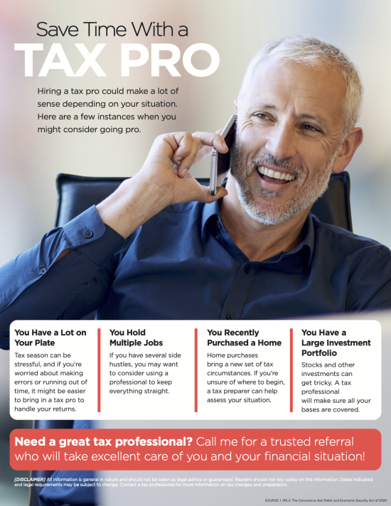 Save Time With A Tax Pro