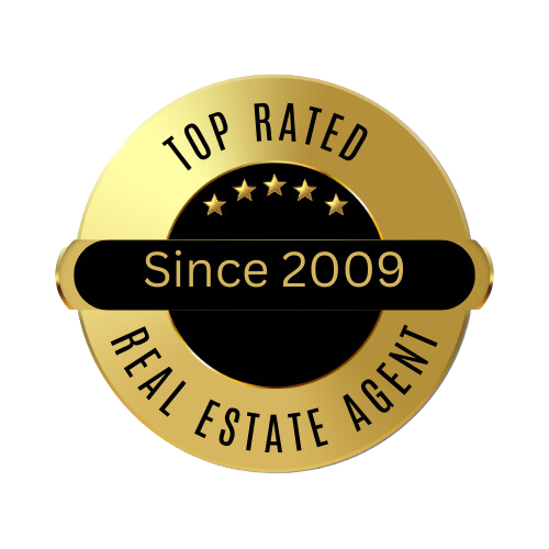 Logo top rated real estate agent
