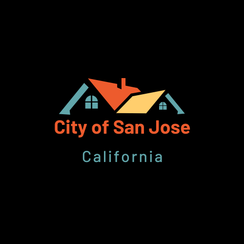Drawing of a House  with City of  San Jose Tag