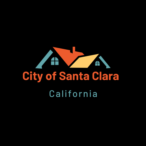 Drawing of a House with City of Santa Clara Tag