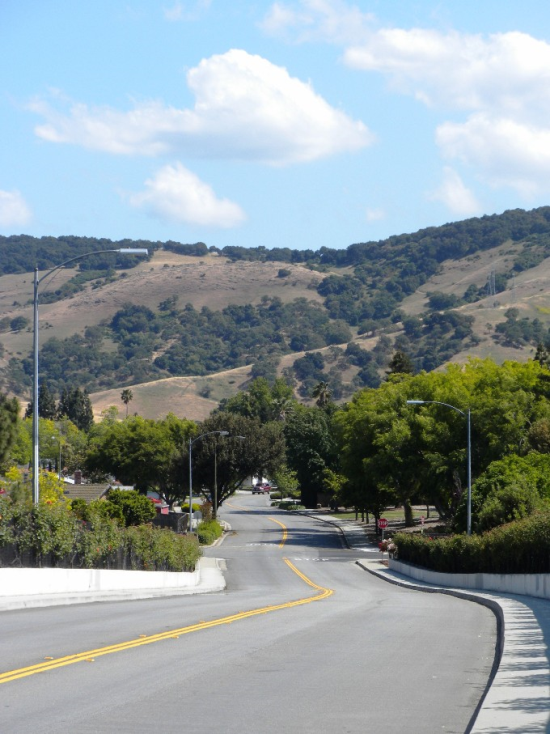Street with Hills View in  Blossom Valley  San Jose CA