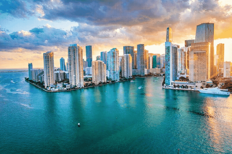 Miamiskylineatsunset1