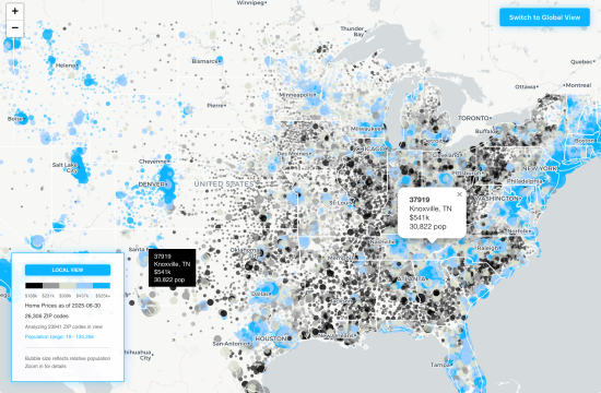 How do home prices vary across the country?