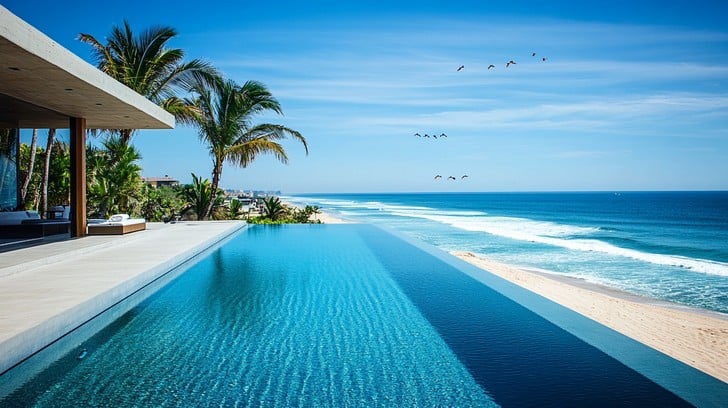 luxuriousoceanfrontviewstockcake