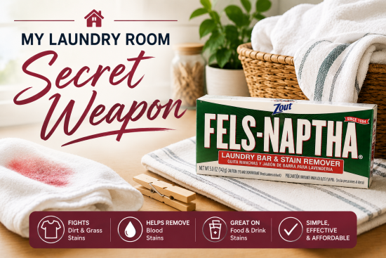 Fels-Naptha laundry bar and stain remover